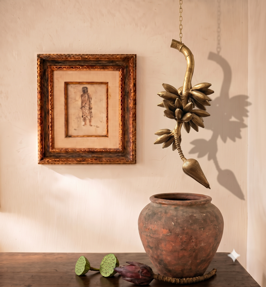 Latkan –Brass Hanging Banana Bunch