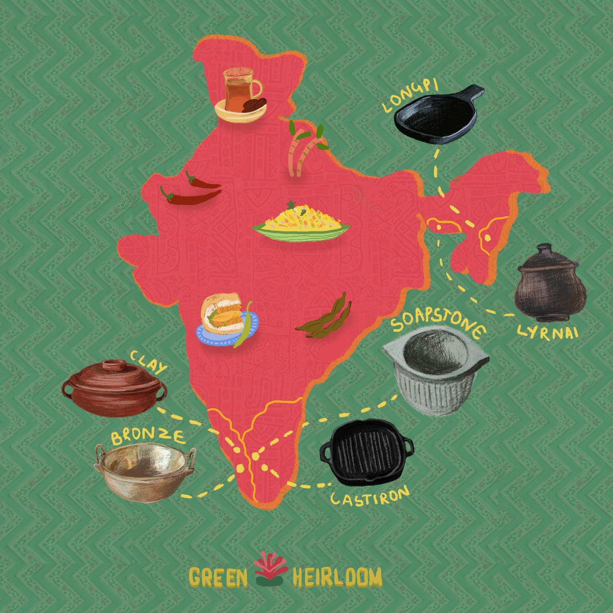 Buy High Grade Cast Iron Wok Online - Greenheirloom – Greenheirloom (Unit  of Curated Products Private Limited)