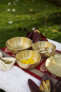 Kansa Serving Bowls (Set of 3)